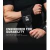 imageGymreapers Weightlifting Wrist Wraps IPF Approved 18quot Professional Quality Wrist Support with Heavy Duty Thumb Loop  Best Wrap for Powerlifting Competition Strength Training BodybuildingBlack