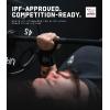 imageGymreapers Weightlifting Wrist Wraps IPF Approved 18quot Professional Quality Wrist Support with Heavy Duty Thumb Loop  Best Wrap for Powerlifting Competition Strength Training BodybuildingBlack