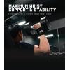 imageGymreapers Weightlifting Wrist Wraps IPF Approved 18quot Professional Quality Wrist Support with Heavy Duty Thumb Loop  Best Wrap for Powerlifting Competition Strength Training BodybuildingBlack