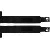 imageWrist Wraps Weightlifting  Stiff Heavy Duty 18 inch Wraps With Thick Thumb Loop For Powerlifting Bodybuilding Cross Training ampamp Heavy PressesBlack