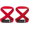 imageGymreapers Figure 8 Lifting Straps For Deadlift Powerlifting Strongman ampamp Cross Training Strong Weightlifting Wrist Straps For Men WomenRed