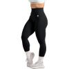 imageGymreapers Infinity Seamless Workout Leggings for Women High Waist Seamless Leggings for Exercise Running Active Yoga PantsBlack