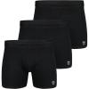 imageGymreapers Mens Boxer Briefs Moisture WickingWaistband Pack of 3 Underwear for Men with Pouch for Ball for Travel Daily WearBlack