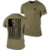 imageGymreapers Valor Moisture Wicking TShirts for Men  Short Sleeve Workout Gym Shirts  Running Athletic Tees ampamp Dry Fit TshirtMilitary Green