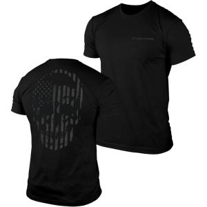imageGymreapers American Reaper Moisture Wicking TShirts for Men  Workout Gym Shirts  Running Athletic Tees ampamp Dry Fit TshirtBlack