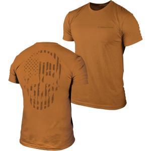 imageGymreapers American Reaper Moisture Wicking TShirts for Men  Workout Gym Shirts  Running Athletic Tees ampamp Dry Fit TshirtCoyote Brown