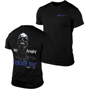 imageGymreapers Skull Moisture Wicking TShirts for Men  Short Sleeve Workout Gym Shirts  Running Athletic Tees ampamp Dry Fit TshirtBury Doubt
