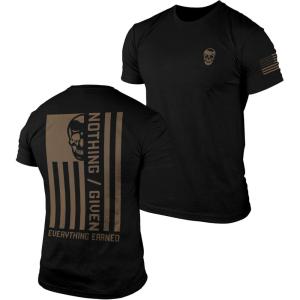 imageGymreapers Valor Moisture Wicking TShirts for Men  Short Sleeve Workout Gym Shirts  Running Athletic Tees ampamp Dry Fit TshirtBlackKhaki