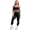 imageGymreapers Infinity Seamless Sports Bra for Women  Compression Fit Padded Bra for Gym Running Training Yoga ampamp FitnessBlack