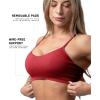 imageGymreapers Infinity Seamless Sports Bra for Women  Compression Fit Padded Bra for Gym Running Training Yoga ampamp FitnessBloodshot