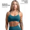 imageGymreapers Infinity Seamless Sports Bra for Women  Compression Fit Padded Bra for Gym Running Training Yoga ampamp FitnessEmerald