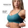 imageGymreapers Infinity Seamless Sports Bra for Women  Compression Fit Padded Bra for Gym Running Training Yoga ampamp FitnessEmerald