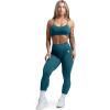imageGymreapers Infinity Seamless Sports Bra for Women  Compression Fit Padded Bra for Gym Running Training Yoga ampamp FitnessEmerald