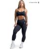 imageGymreapers Infinity Seamless Sports Bra for Women  Compression Fit Padded Bra for Gym Running Training Yoga ampamp FitnessGraphite