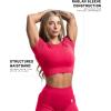 imageGymreapers Short Sleeve Workout Tops for Women  Crop Tops for Women Tee  Yoga Athletic Tops for Running Gym ampamp TrainingMiami