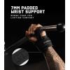 imageGymreapers Weight Lifting Straps With Dowel  Wrist Straps for Weightlifting  Workout Deadlift Wrist Weights  Reinforced Stitching ampamp Padded Fit Gym Accessories for Strength ampamp Gym Hand GripBlack