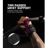 imageGymreapers Weight Lifting Straps With Dowel  Wrist Straps for Weightlifting  Workout Deadlift Wrist Weights  Reinforced Stitching ampamp Padded Fit Gym Accessories for Strength ampamp Gym Hand GripPink