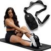 imageGymreapers Foot and Calf Stretcher for Plantar Fasciitis Achilles Tendonitis Rehabilitation  Flex Strap for Physical Therapy Pilates Flexibility Training Thigh ampamp Hamstring Stretcher and Heel Spurs ampamp Shin SplintsBlack