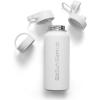 imageGymreapers Insulated Water Bottle  Stainless Steel 32 Oz 3 lids Straw Chug Canteen Double Walled Vacuum Insulation Thermo Mug Cold Hot  Durable Powder Coated FinishWhite