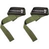 imageGymreapers Lifting Wrist Straps for Weightlifting Bodybuilding Powerlifting Strength Training ampamp Deadlifts  Padded Neoprene with 18 inch CottonMilitary Green