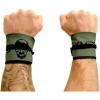 imageGymreapers Strength Wrist Wraps for Cross Training Olympic Lifting Strength WOD Workouts Calisthenics  Strong Wrist Support for Men and Women  Fits All Wrist Sizes  Men and WomenRanger Green