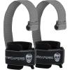 imageGymreapers Weight Lifting Straps With Dowel  Wrist Straps for Weightlifting  Workout Deadlift Wrist Weights  Reinforced Stitching ampamp Padded Fit Gym Accessories for Strength ampamp Gym Hand GripGray