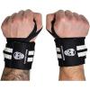 imageGymreapers Weightlifting Wrist Wraps IPF Approved 18quot Professional Quality Wrist Support with Heavy Duty Thumb Loop  Best Wrap for Powerlifting Competition Strength Training BodybuildingWhite