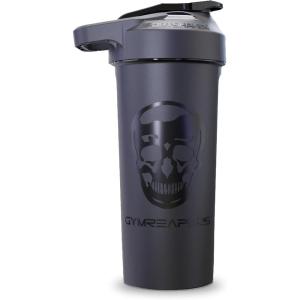 imageGymreapers 27oz Shaker Bottle  BPAFree Protein Shaker Cup with LeakProof Screw Cap  Dishwasher Safe Pre Workout Drink Bottle for Gym Supplements Smoothies  Made in USABlackBlack