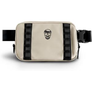 imageGymreapers Travel Small Crossbody Bags for Men ampamp Women with Hidden Pocket  Waterproof Crosssbody Fanny Pack for Men with Adjustable Shoulder Sling Belt for Traveling Running ampamp Hiking OnyxDesert Sand