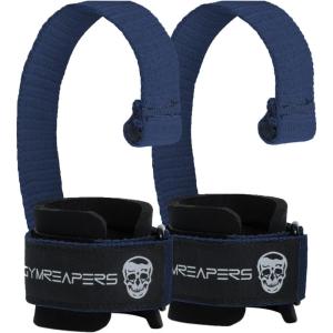 imageGymreapers Weight Lifting Straps With Dowel  Wrist Straps for Weightlifting  Workout Deadlift Wrist Weights  Reinforced Stitching ampamp Padded Fit Gym Accessories for Strength ampamp Gym Hand GripNavy