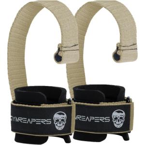 imageGymreapers Weight Lifting Straps With Dowel  Wrist Straps for Weightlifting  Workout Deadlift Wrist Weights  Reinforced Stitching ampamp Padded Fit Gym Accessories for Strength ampamp Gym Hand GripDesert Sand