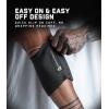 imageGymreapers Elbow Compression Cuff for Weightlifting Powerlifting  Support ampamp Relief for Tendonitis Stability Tennis Elbow Strength Training ampamp Injury Recovery Green 13quotBlack
