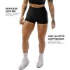 imageGymreapers Halo Seamless Shorts for Women  Squat Proof High Waisted Glute Scrunch Quick Drying Biker Yoga Running GymBlack
