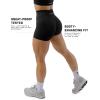 imageGymreapers Halo Seamless Shorts for Women  Squat Proof High Waisted Glute Scrunch Quick Drying Biker Yoga Running GymBlack