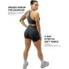 imageGymreapers Halo Seamless Shorts for Women  Squat Proof High Waisted Glute Scrunch Quick Drying Biker Yoga Running GymCharcoal