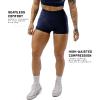 imageGymreapers Halo Seamless Shorts for Women  Squat Proof High Waisted Glute Scrunch Quick Drying Biker Yoga Running GymCobalt