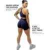 imageGymreapers Halo Seamless Shorts for Women  Squat Proof High Waisted Glute Scrunch Quick Drying Biker Yoga Running GymCobalt