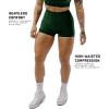 imageGymreapers Halo Seamless Shorts for Women  Squat Proof High Waisted Glute Scrunch Quick Drying Biker Yoga Running GymEvergreen