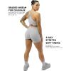 imageGymreapers Halo Seamless Shorts for Women  Squat Proof High Waisted Glute Scrunch Quick Drying Biker Yoga Running GymPearl
