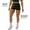 imageGymreapers Halo Seamless Shorts for Women  Squat Proof High Waisted Glute Scrunch Quick Drying Biker Yoga Running GymRanger Green