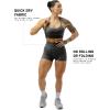 imageGymreapers Halo Seamless Shorts for Women  Squat Proof High Waisted Glute Scrunch Quick Drying Biker Yoga Running GymStorm