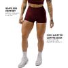 imageGymreapers Halo Seamless Shorts for Women  Squat Proof High Waisted Glute Scrunch Quick Drying Biker Yoga Running GymWine