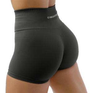 imageGymreapers Halo Seamless Shorts for Women  Squat Proof High Waisted Glute Scrunch Quick Drying Biker Yoga Running GymStorm
