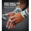 imageGymreapers SweatWicking Wrist Sweatbands  Breathable CottonBlend Athletic Wristbands for Gym Tennis Basketball Running  NonSlip Durable Workout ampamp Training GearGray
