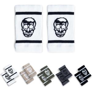 imageGymreapers SweatWicking Wrist Sweatbands  Breathable CottonBlend Athletic Wristbands for Gym Tennis Basketball Running  NonSlip Durable Workout ampamp Training GearWhite