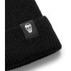 imageGymreapers Acrylic Ribbed Knit Cuffed Beanie Winter Warm Hat Unisex Skull Cap Beanie Hat for Men ampamp WomenBlack