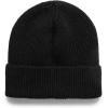 imageGymreapers Acrylic Ribbed Knit Cuffed Beanie Winter Warm Hat Unisex Skull Cap Beanie Hat for Men ampamp WomenBlack