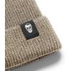 imageGymreapers Acrylic Ribbed Knit Cuffed Beanie Winter Warm Hat Unisex Skull Cap Beanie Hat for Men ampamp WomenTan