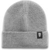 imageGymreapers Acrylic Ribbed Knit Cuffed Beanie Winter Warm Hat Unisex Skull Cap Beanie Hat for Men ampamp WomenGray