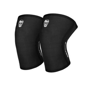 imageGymreapers 5MM Knee Sleeves for Weightlifting Squats Powerlifting and Functional Training  Compression Knee Support for Men ampamp Women  Joint Protection ampamp Recovery  Pair BlackWhite LargeBlackWhite